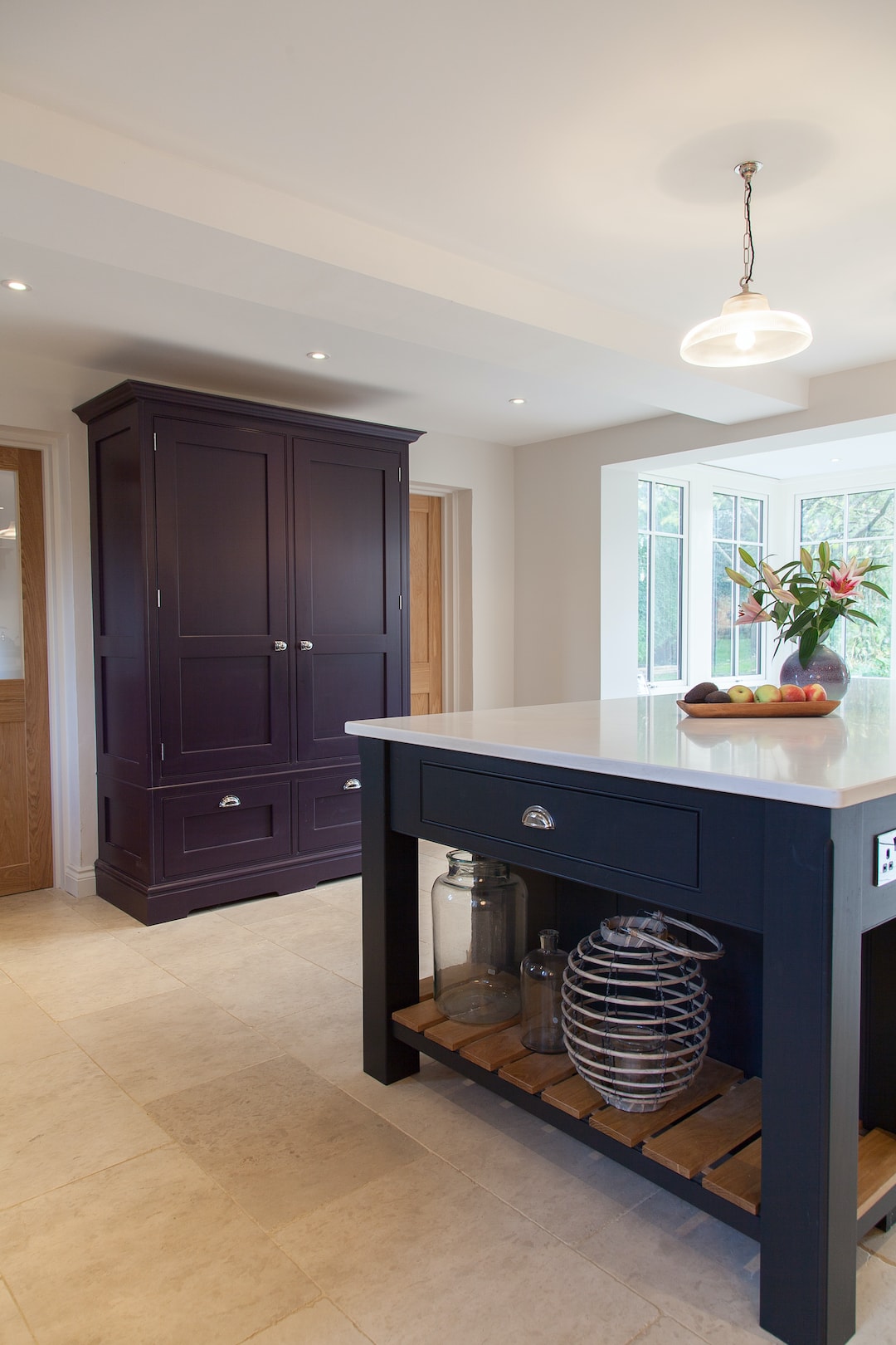 Larder Cupboard closed in a beautiful modern kitchen design | Lewis Alderson